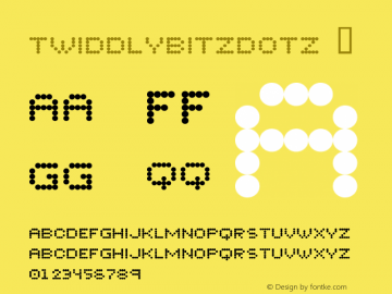 ☞TwiddlybitzDotz Macromedia Fontographer 4.1.5 11/20/02;com.myfonts.easy.coolfonts.twiddlybitz.dotz.wfkit2.version.MJg图片样张