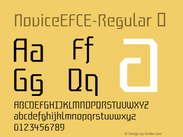 ☞NoviceEFCE-Regular Version 001.000;com.myfonts.ef.novice.regular.wfkit2.3y3C图片样张