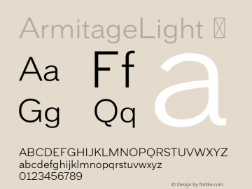 ☞ArmitageLight Version 1.000;com.myfonts.easy.dunwich.armitage.light.wfkit2.version.3ngY图片样张