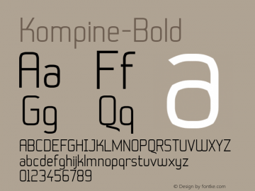 ☞Kompine Bold Version 1.006;com.myfonts.easy.typotheticals.kompine.bold.wfkit2.version.3y5w图片样张