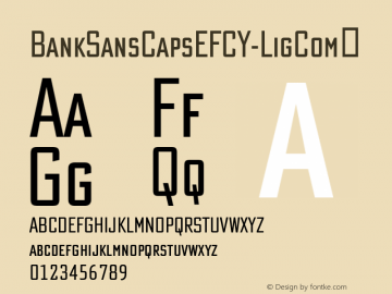 ☞BankSans CapsEF CY LigCom Version 1.000;com.myfonts.easy.ef.bank-sans-caps-ef.bank-sans-caps-cyr-comp-light.wfkit2.version.3xiY图片样张