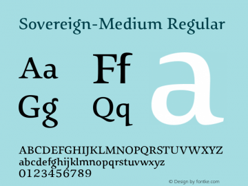 Sovereign-Medium Regular 001.000图片样张