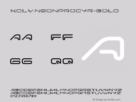 ☞XCLV.NEON Pro Cyrillic Bold Version 1.003;com.myfonts.easy.viktor-konovalov.xclv.neon-pro-cyrillic.bold.wfkit2.version.438f图片样张