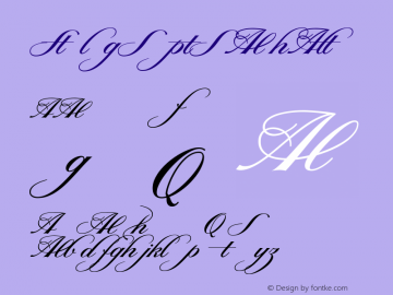 ☞Sterling Script Swash Alts 1.00 November 2005;com.myfonts.easy.canadatype.sterling-script.swash-alts.wfkit2.version.2vXo图片样张