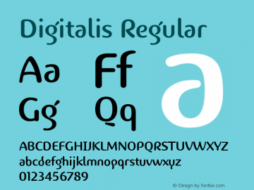 Digitalis Regular 001.000图片样张