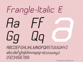 ☞Frangle Italic Version 1.000;com.myfonts.typotheticals.frangle.italic.wfkit2.44Bq图片样张