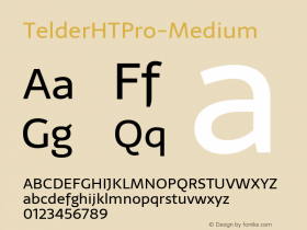 ☞Telder HT Pro Medium Version 1.002; ttfautohint (v1.3);com.myfonts.easy.huertatipografica.telder-ht-pro.medium.wfkit2.version.4tQP图片样张