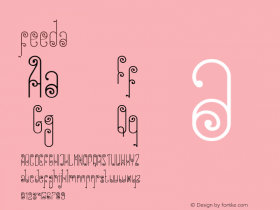 ☞feeda Version 1.000 2010 initial release;com.myfonts.easy.ffp.feeda.regular.wfkit2.version.3oQN图片样张