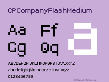 ☞CPCompanyFlashMedium Version 1.100;com.myfonts.easy.fsd.cpcompany-flash.medium.wfkit2.version.3PnH图片样张