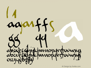 ☞khamus Version 001.000;com.myfonts.easy.ffp.khamus.regular.wfkit2.version.3kLd图片样张