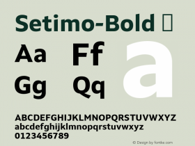 ☞Setimo Bold Version 1.000;com.myfonts.easy.daltonmaag.setimo.bold.wfkit2.version.4txd图片样张