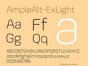 ☞AmpleAlt-ExLight 001.001;com.myfonts.easy.soneri.ample-alt.extra-light.wfkit2.version.4hw1图片样张