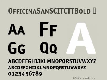 ☞OfficinaSanSCITCTT Bold Version 1.00;com.myfonts.easy.itc.officina-sans.officina-san-sc-bold.wfkit2.version.3L5V图片样张