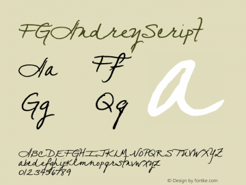 ☞FGAudreyScript Version 1.000;com.myfonts.fontgarden.fg-audrey.script.wfkit2.3odB图片样张