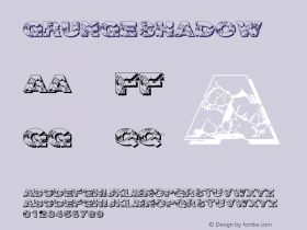 ☞Grungeshadow Version 1.000;com.myfonts.otto-maurer.grunge.shadow.wfkit2.3fty图片样张