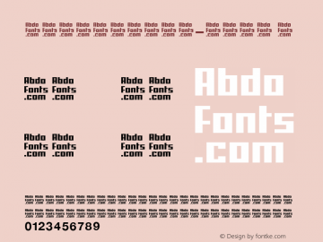 ☞Abdo Screen-Bold Version 2.009;com.myfonts.easy.abdo-fonts.abdo-screen.bold.wfkit2.version.4cWh图片样张