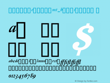 ☞Janson Expert MT Bold Italic Version 1.00;com.myfonts.mti.janson-mt.janson-expert-mt-bold-italic.wfkit2.3MGA图片样张