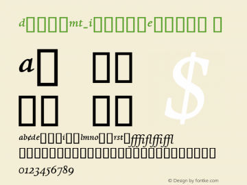 ☞Dante MT Expert Italic Version 1.00;com.myfonts.easy.mti.dante-mt.italic-expert.wfkit2.version.3N5H图片样张