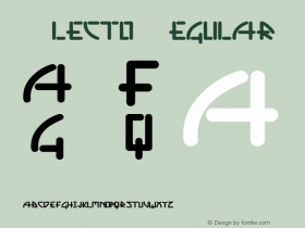 Alecto Regular 001.001 Font Sample