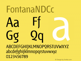 ☞FontanaNDCc Version: 1.30;com.myfonts.easy.neufville.fontana-nd.cc-regular.wfkit2.version.41rV图片样张