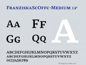 ☞Franziska SC Offc Medium Version 7.504; 2014; Build 1022;com.myfonts.easy.fontfont.franziska.sc-offc-medium.wfkit2.version.4cTP图片样张