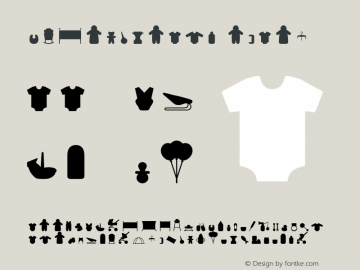 ☞OhIconsBaby-Black 1.000;com.myfonts.easy.powazne-studio.oh-icons-baby.baby-black.wfkit2.version.4ibm图片样张