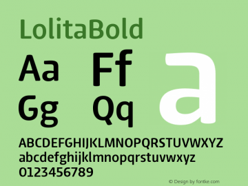 ☞LolitaBold 1.000; ttfautohint (v1.5);com.myfonts.easy.latinotype.lolita.bold.wfkit2.version.4Atf图片样张