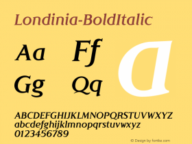 ☞Londinia Bold Italic Londinia (version 1.1)  by Keith Bates   •   © 2016   www.k-type.com; ttfautohint (v1.5);com.myfonts.easy.k-type.londinia.bold-italic.wfkit2.version.4HhY图片样张
