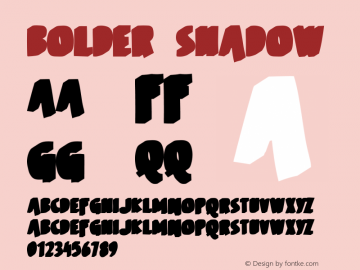 BOLDER Shadow 图片样张