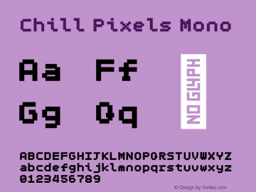 Chill Pixels Mono Version 1.000;FEAKit 1.0图片样张