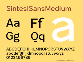 ☞Sintesi Sans Medium Version 2.000;com.myfonts.easy.fsdesign.sintesi-sans.medium.wfkit2.version.3Sp6图片样张