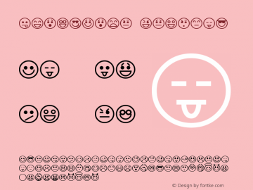 Emoticons Regular 1.0图片样张