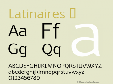 ☞Latinaires 1.00;com.myfonts.easy.sudtipos.latinaires.latinaires.wfkit2.version.3i47图片样张