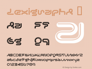 ☞LexigraphA Macromedia Fontographer 4.1.5 7/2/02;com.myfonts.t26.lexigraph.a.wfkit2.DSt图片样张