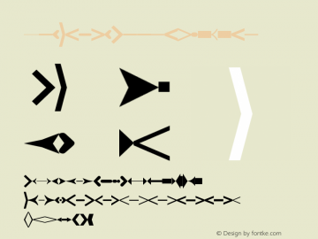 ☞CreativeArrows LT 2 Version 2.0;2004;com.myfonts.linotype.creative-arrows-lt.two.wfkit2.3Hir图片样张