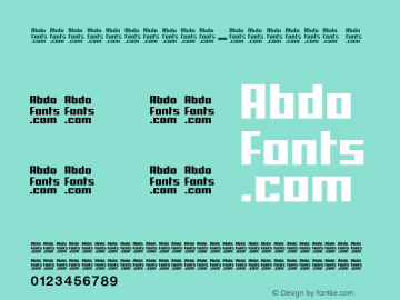 ☞Abdo Screen-Medium Version 2.009;com.myfonts.easy.abdo-fonts.abdo-screen.medium.wfkit2.version.4cWm图片样张