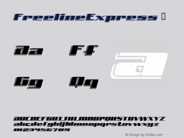 ☞FreelineExpress Macromedia Fontographer 4.1.5 7/2/02;com.myfonts.easy.t26.freeline.express.wfkit2.version.DSF图片样张