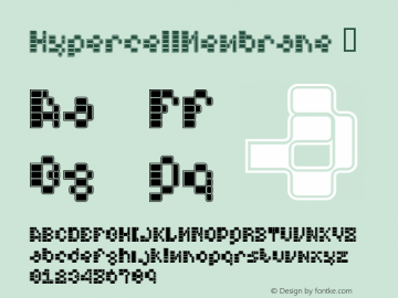 ☞HypercellMembrane Macromedia Fontographer 4.1.5 6/12/02;com.myfonts.easy.t26.hypercell.membrane.wfkit2.version.DN2图片样张