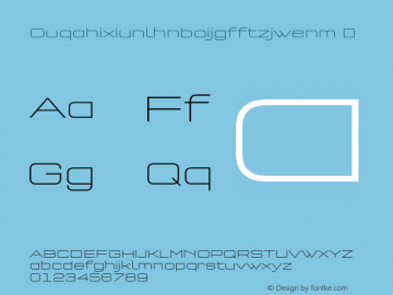 ☞Ouqahixiunlhnboijgfftzjwenm Version 7.504; 2011; Build 1020;com.myfonts.easy.fontfont.ff-qtype.ot-extd-extra-light.wfkit2.version.4fMD图片样张