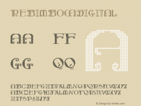 ☞Rebimboca Digital Version 1.000 2012 initial release;com.myfonts.easy.intellecta.rebimboca.digital.wfkit2.version.3Nop图片样张