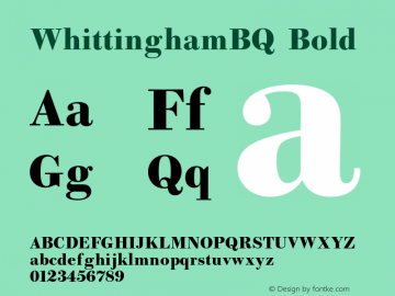 WhittinghamBQ-Bold 001.001图片样张