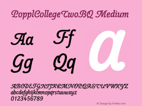 PopplCollegeTwoBQ-Medium 001.000图片样张