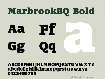 MarbrookBQ-Bold 001.001图片样张