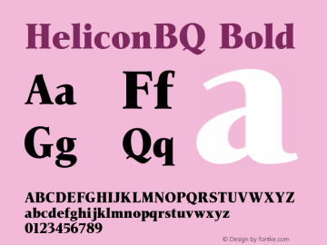 HeliconBQ-Bold 001.001图片样张