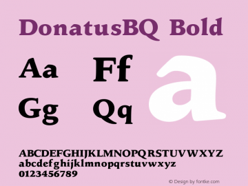 DonatusBQ-Bold 001.001图片样张