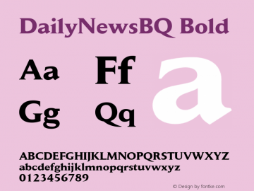 DailyNewsBQ-Bold 001.000图片样张