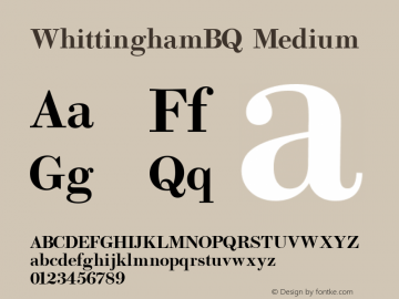 WhittinghamBQ Medium 001.001图片样张