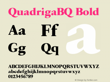 QuadrigaBQ Bold 001.001图片样张