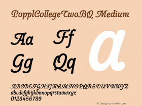 PopplCollegeTwoBQ Medium 001.000图片样张