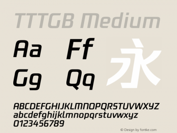 TTTGBMedium Version 1.00图片样张